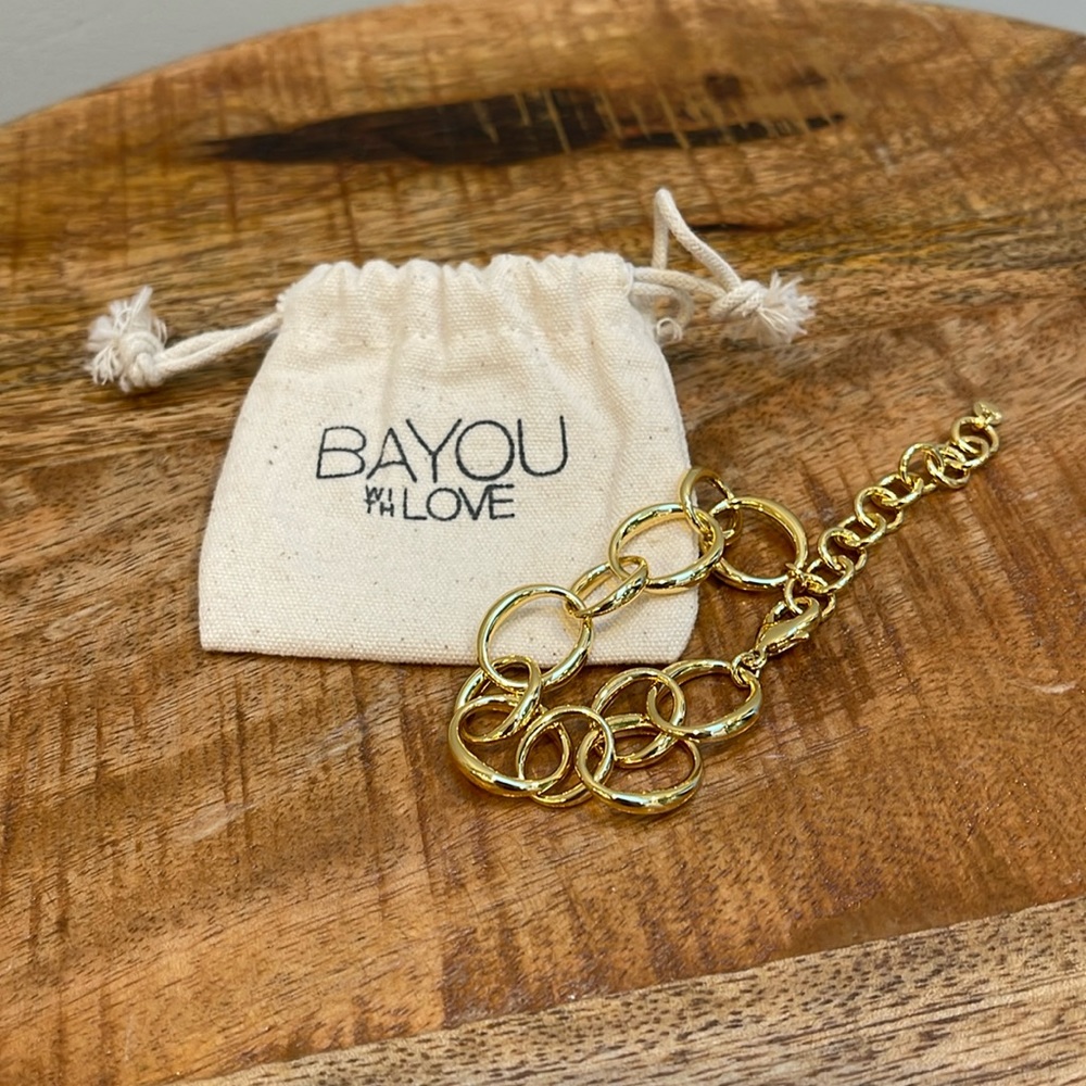 BaYou with Love Chain Bracelet